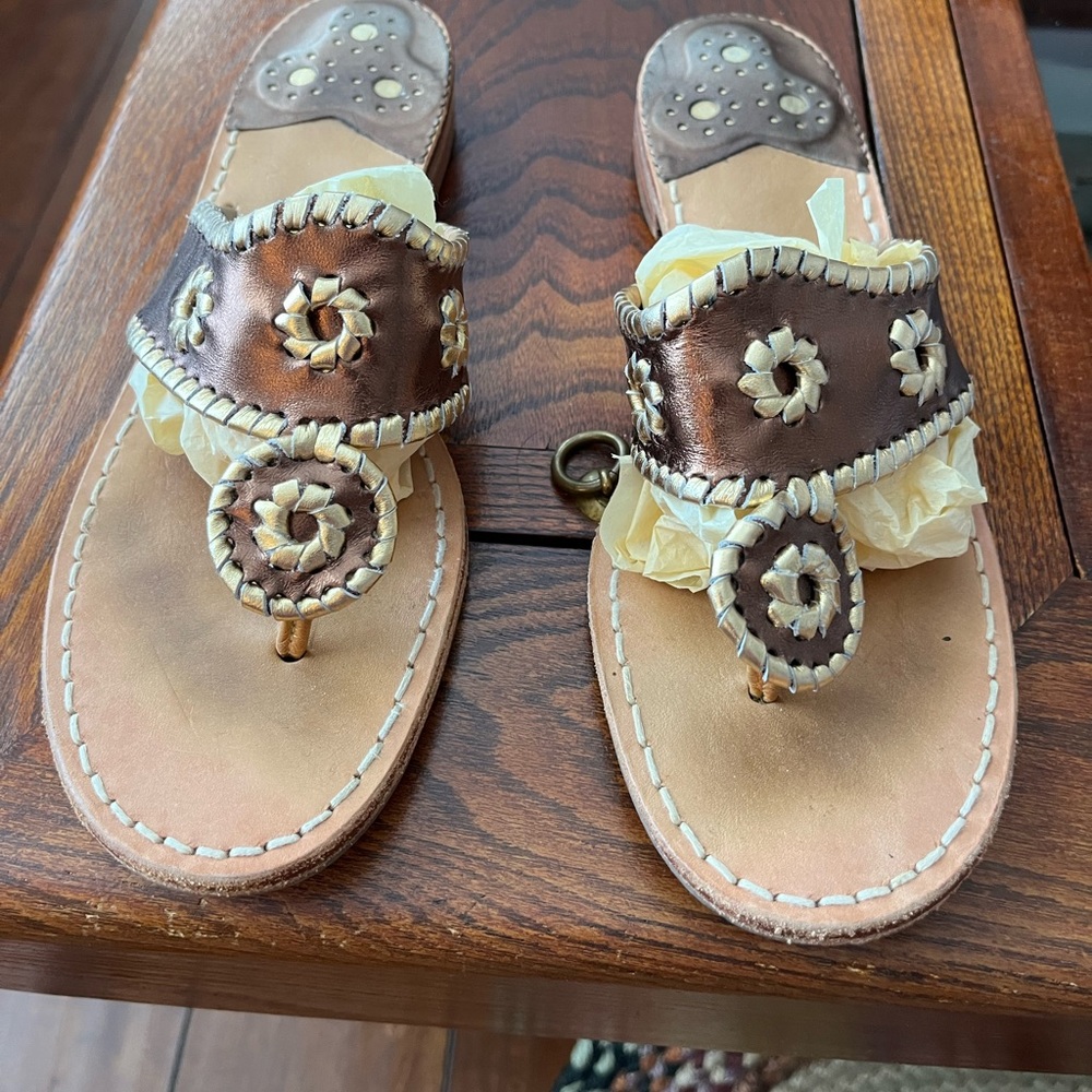 Bronze/Gold Jack Rogers sandals